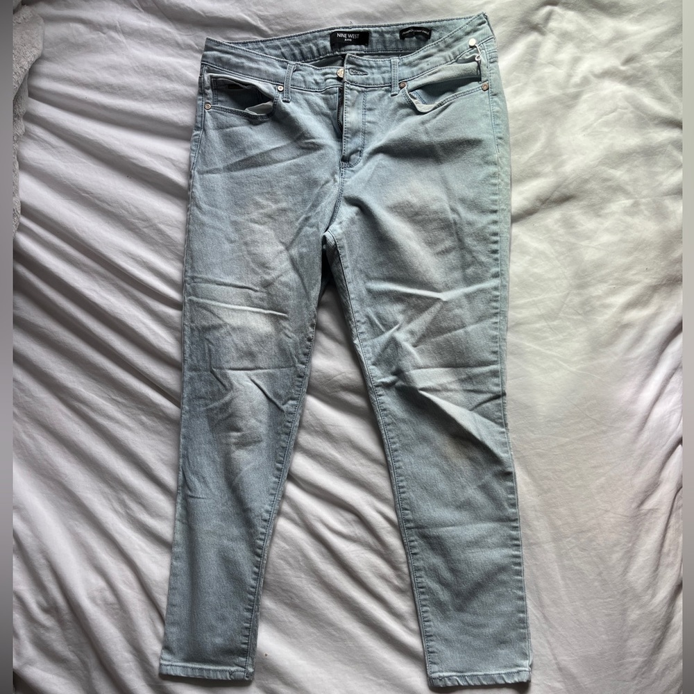 Nine West Striped Jeans